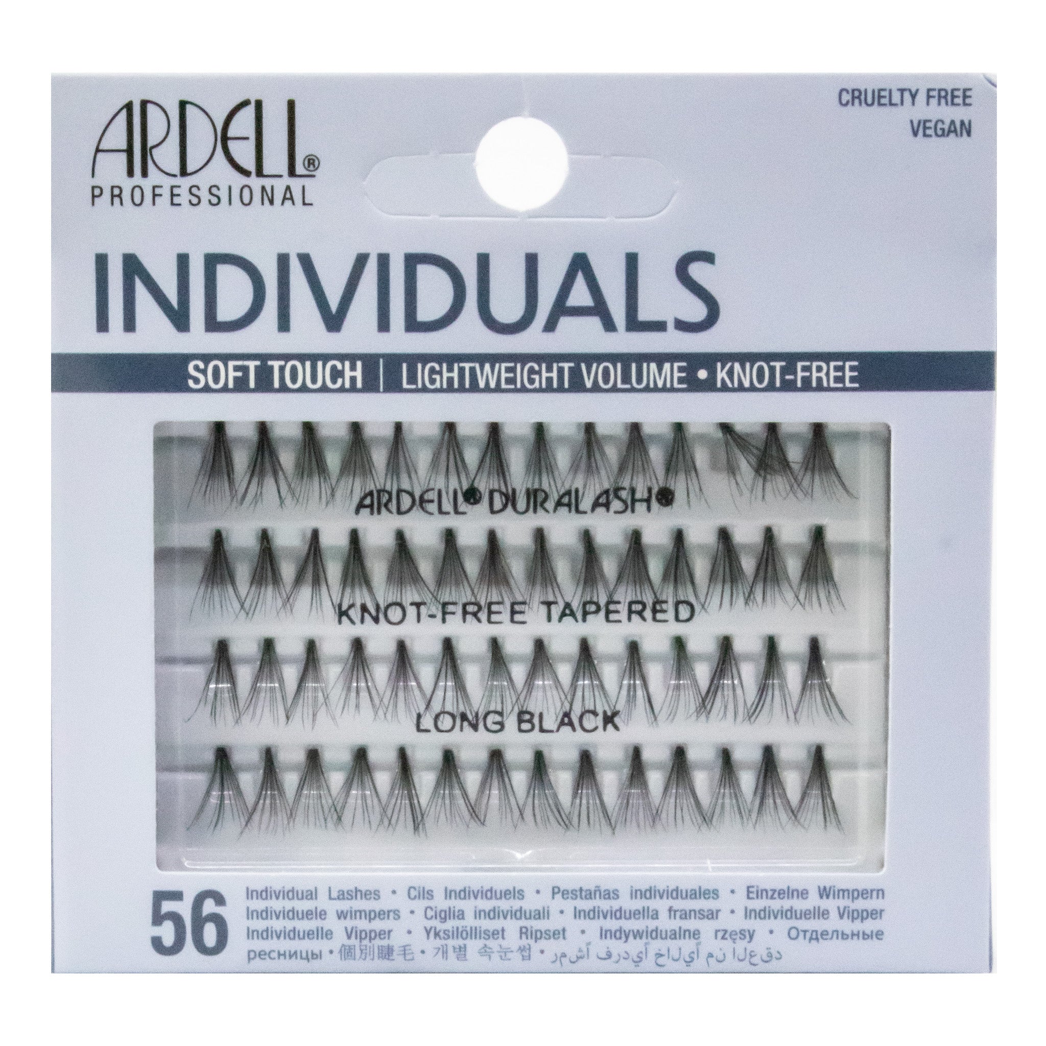 Ardell Individual Lashes packaging with lashes inside on a white background