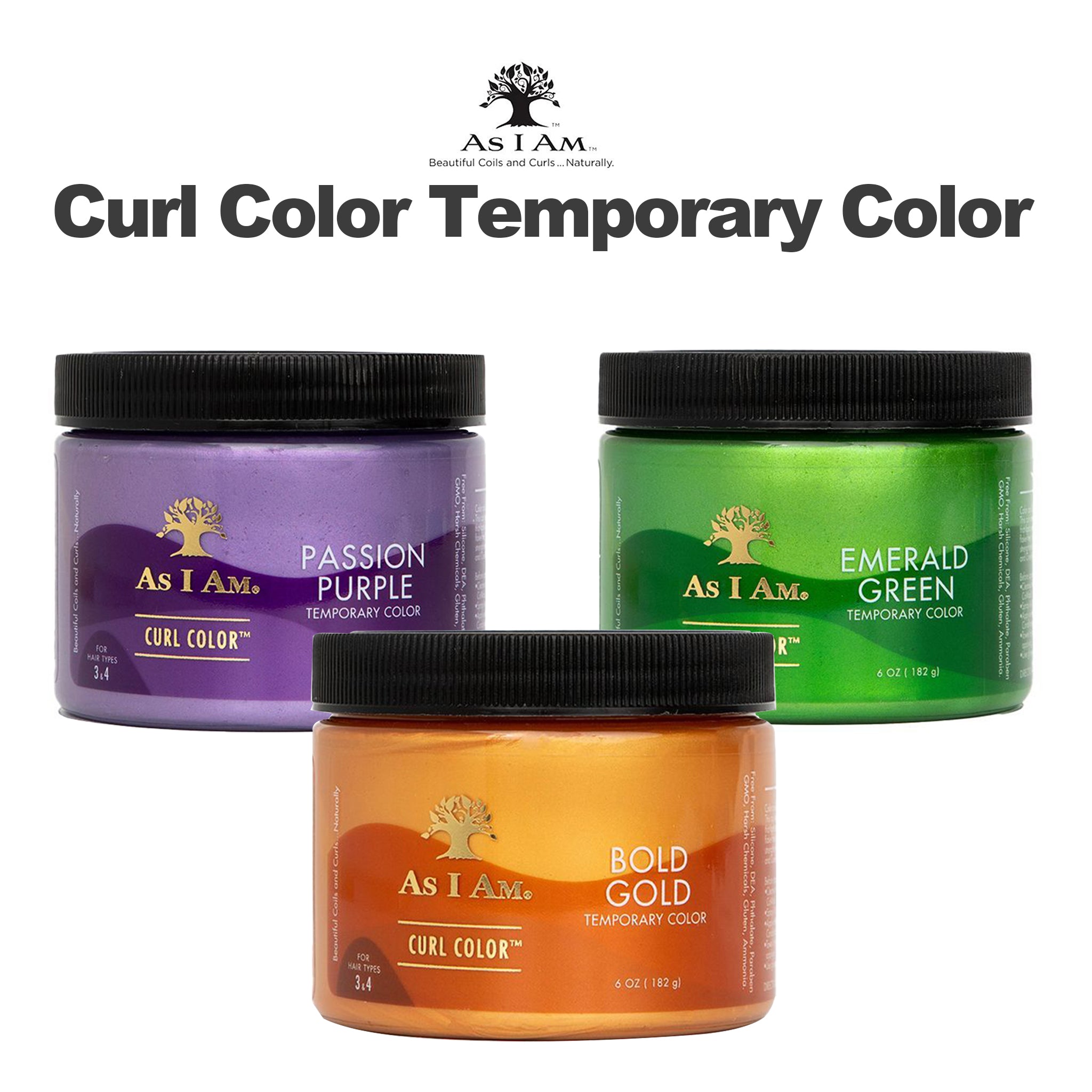 AS I AM Curl Color Temporary Color Gel (6oz)