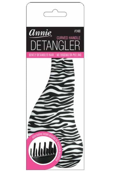 Brosse démêlante à manche incurvé ANNIE