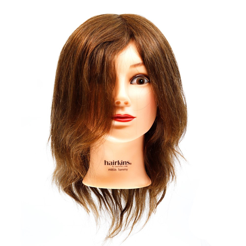 ANNIE 100% Human Hair Mannequin Head (14inch - 16inch) - Aone Beauty Supply Online Store