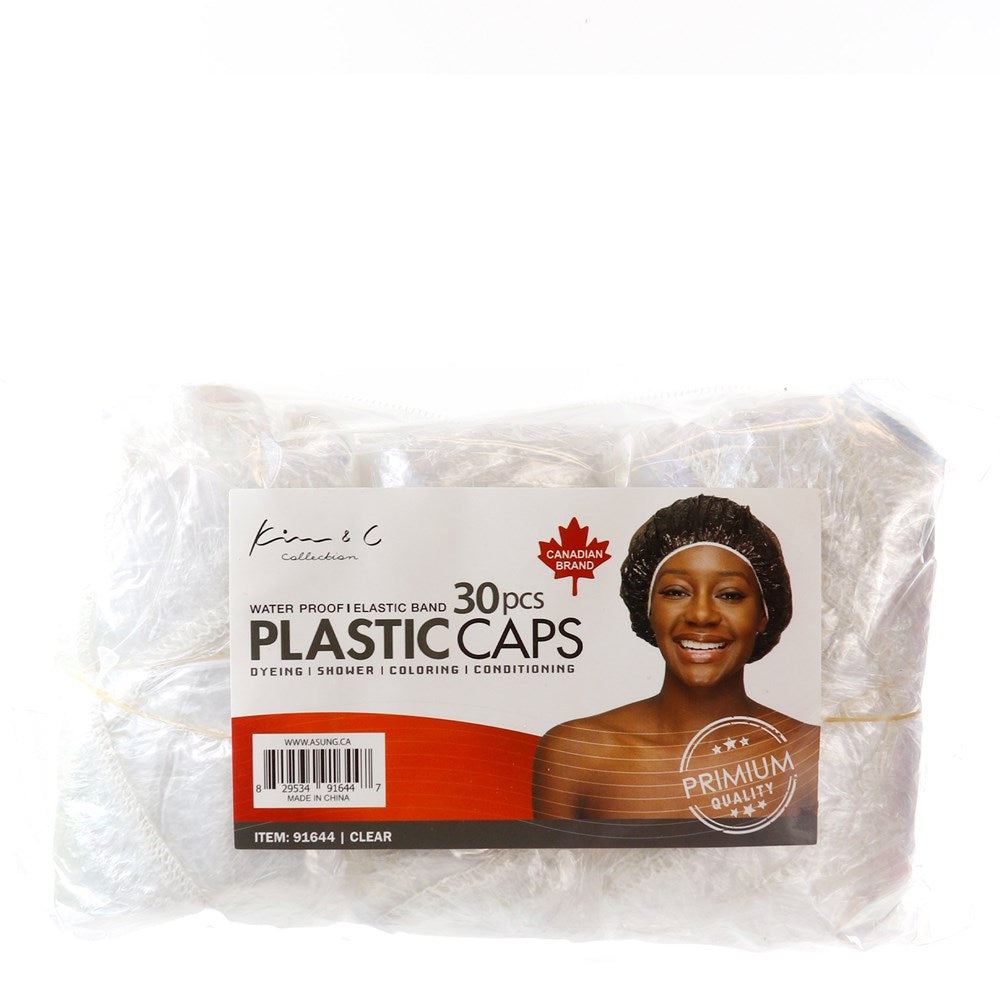 KIM & C Water Proof Plastic Caps (30pcs/pack) - Aone Beauty Supply Online Store