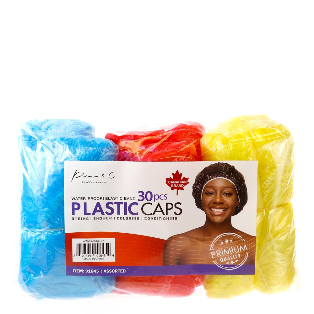 KIM & C Water Proof Plastic Caps (30pcs/pack) - Aone Beauty Supply Online Store