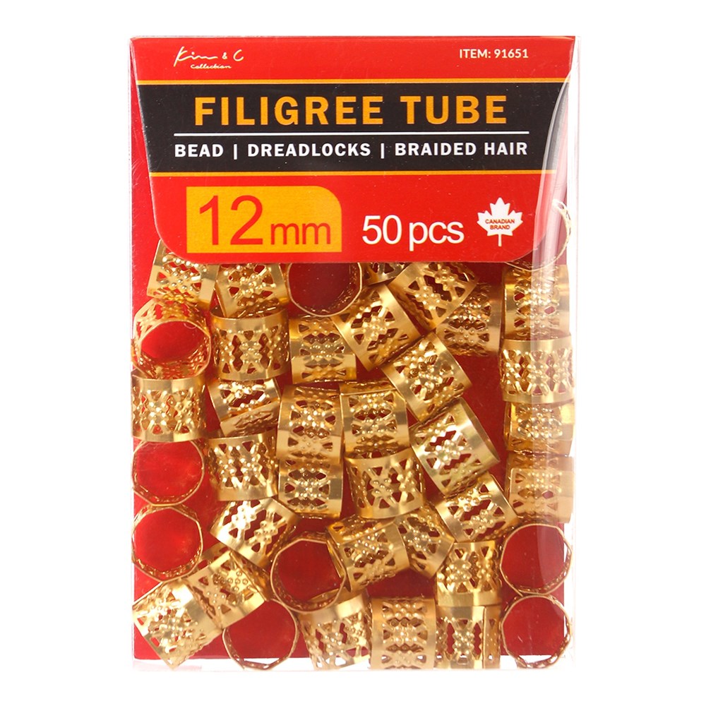 KIM & C Filigree Tube Gold - Aone Beauty Supply Online Store