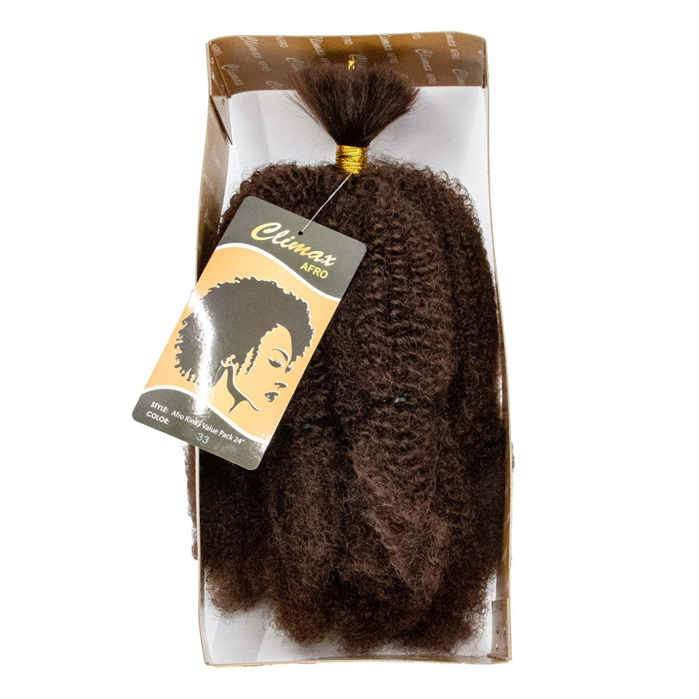 CLIMAX Afro Kinky Bulk Braid Value Pack (24inch)