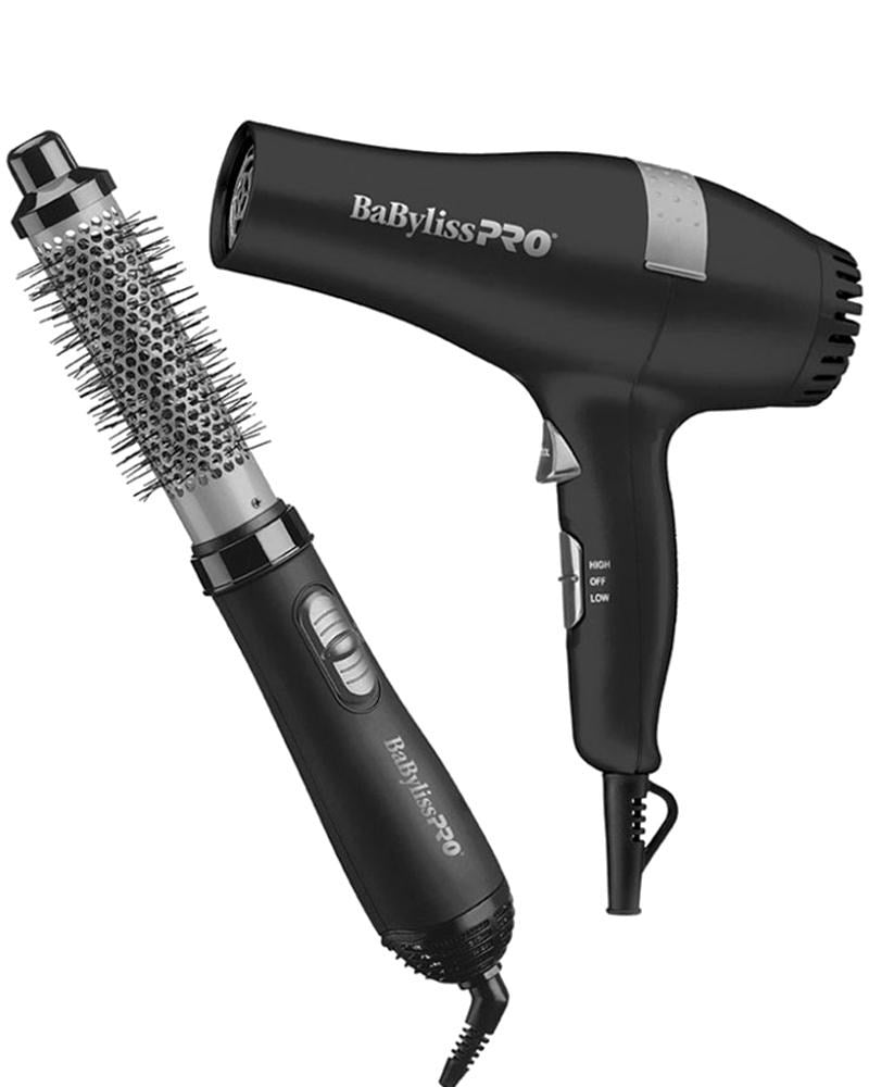 BABYLISS PRO Styling Duo (1875W Ceramic Dryer 1-1/4inch Hot Air Styl