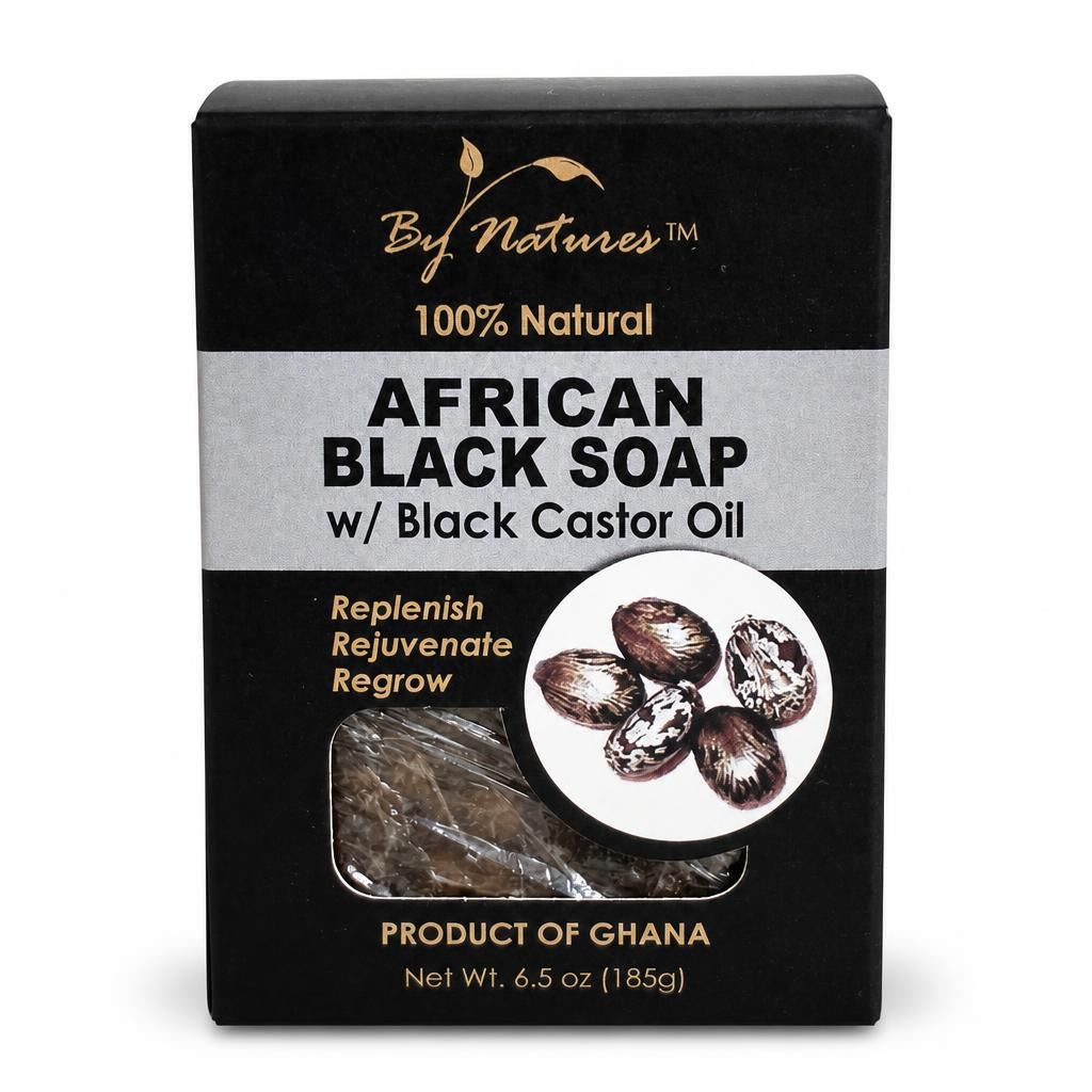 BY NATURES African Black Soap (6.5oz)