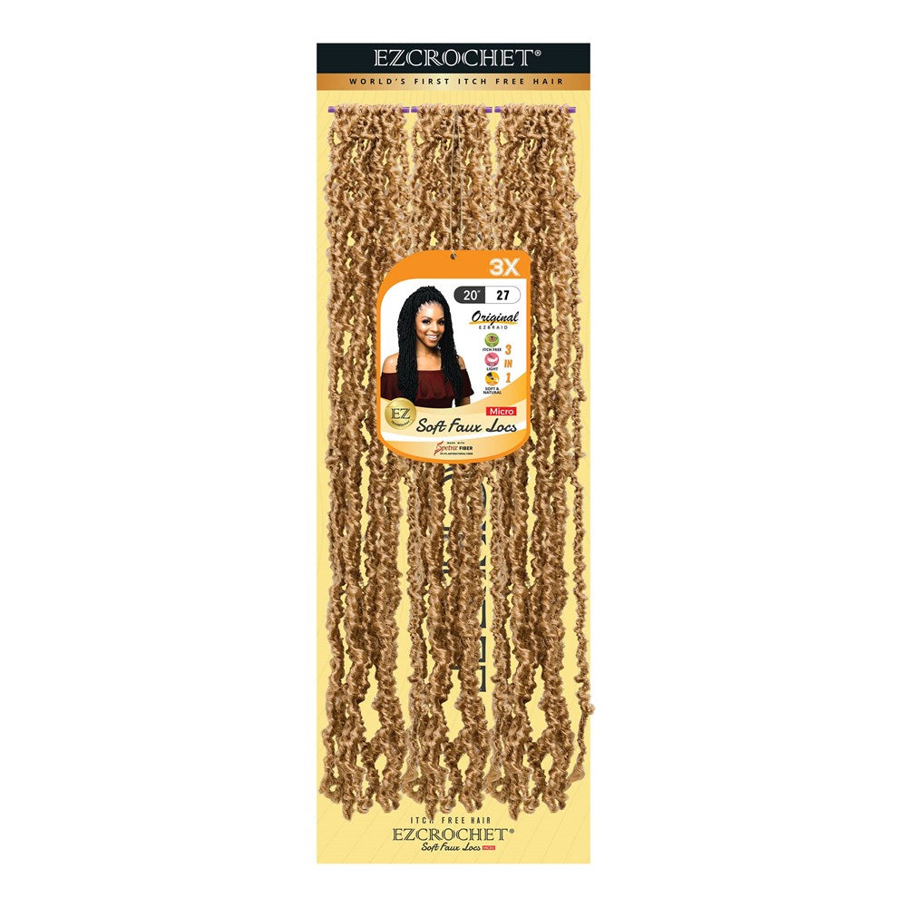 EZBRAID Ezcrochet 3X Soft Faux Locs Braid (20inch)