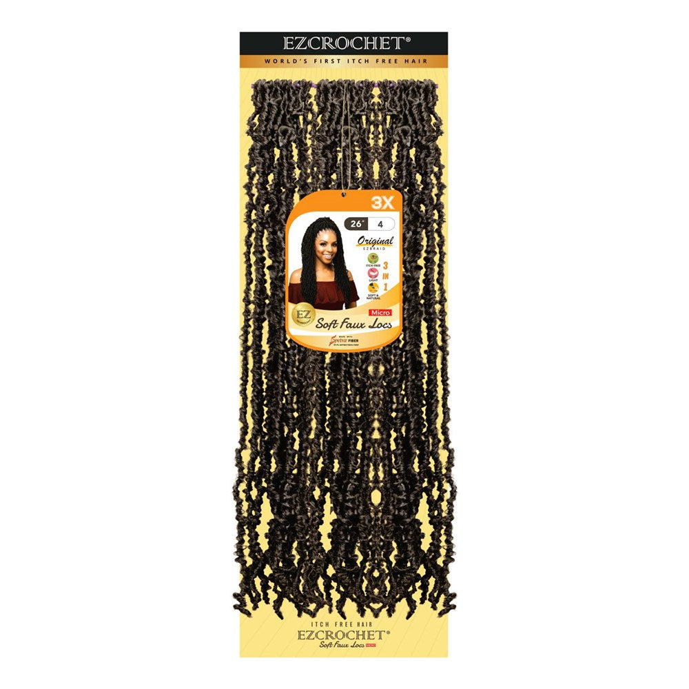 EZBRAID Ezcrochet 3X Soft Faux Locs Braid (26inch)