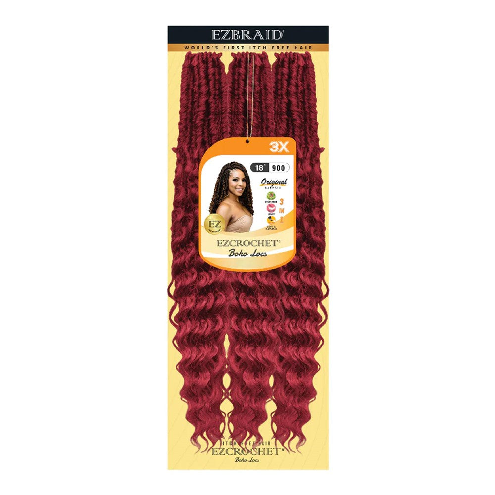 EZBRAID Ezcrochet 3X Boho Locs Braid (18inch)