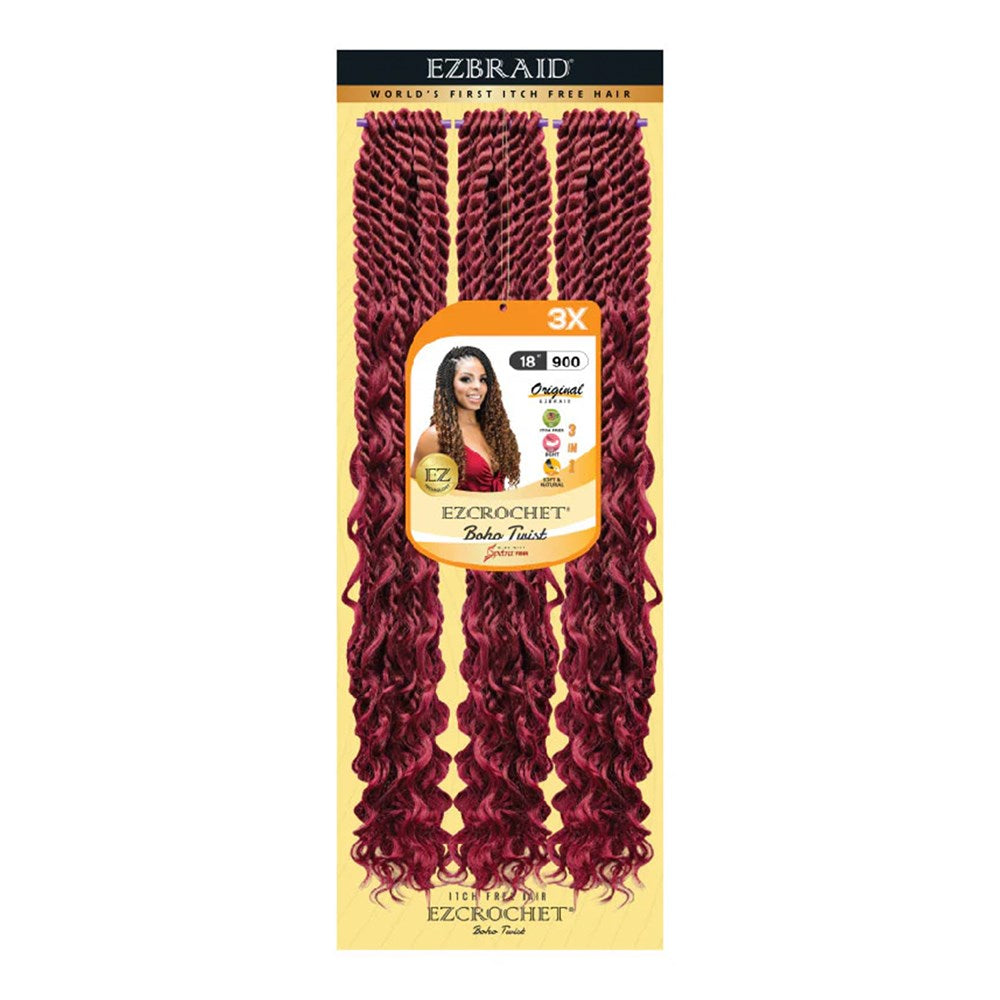 EZBRAID Ezcrochet 3X Boho Twist Braid (18inch)