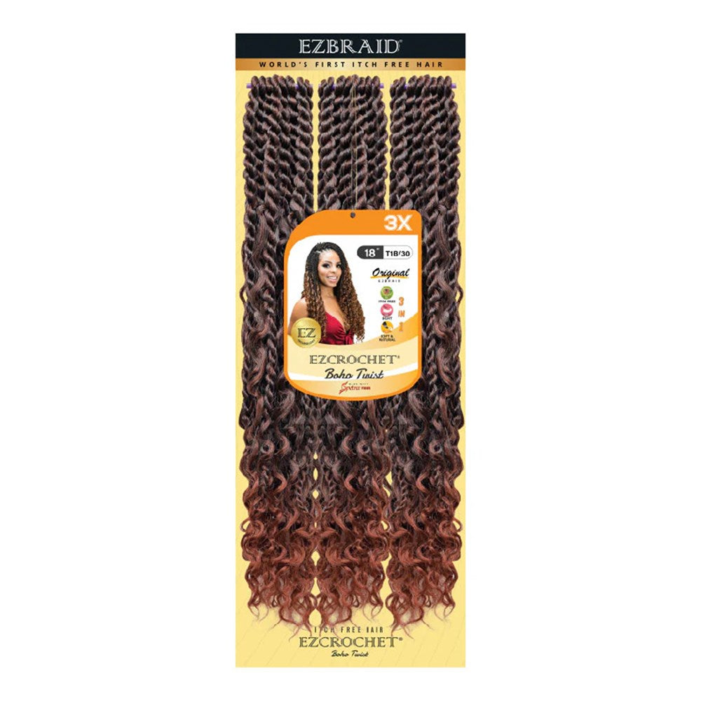 EZBRAID Ezcrochet 3X Boho Twist Braid (18inch)