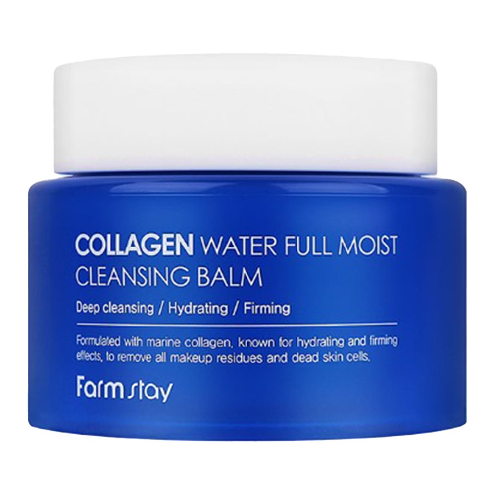Baume nettoyant hydratant à l'eau de collagène FARMSTAY (95 ml)