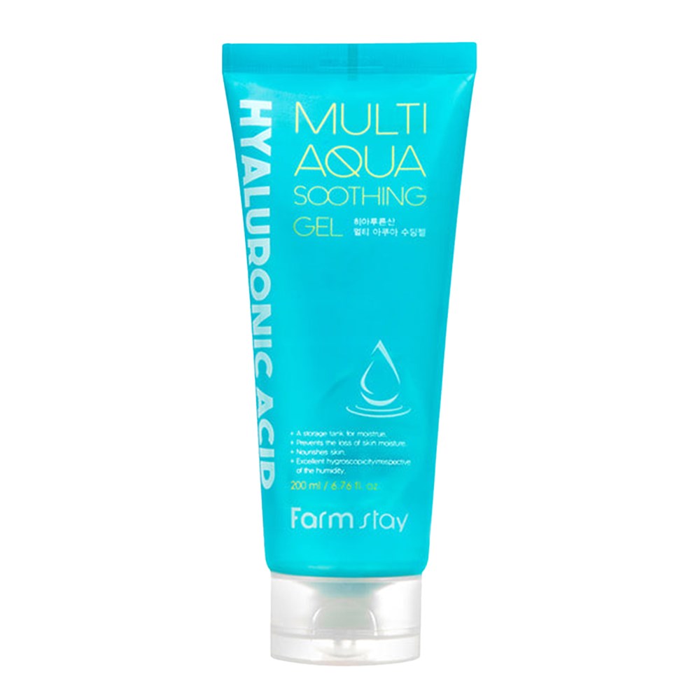 Gel apaisant multi-hydratant à l'acide hyaluronique FARMSTAY (200 ml)