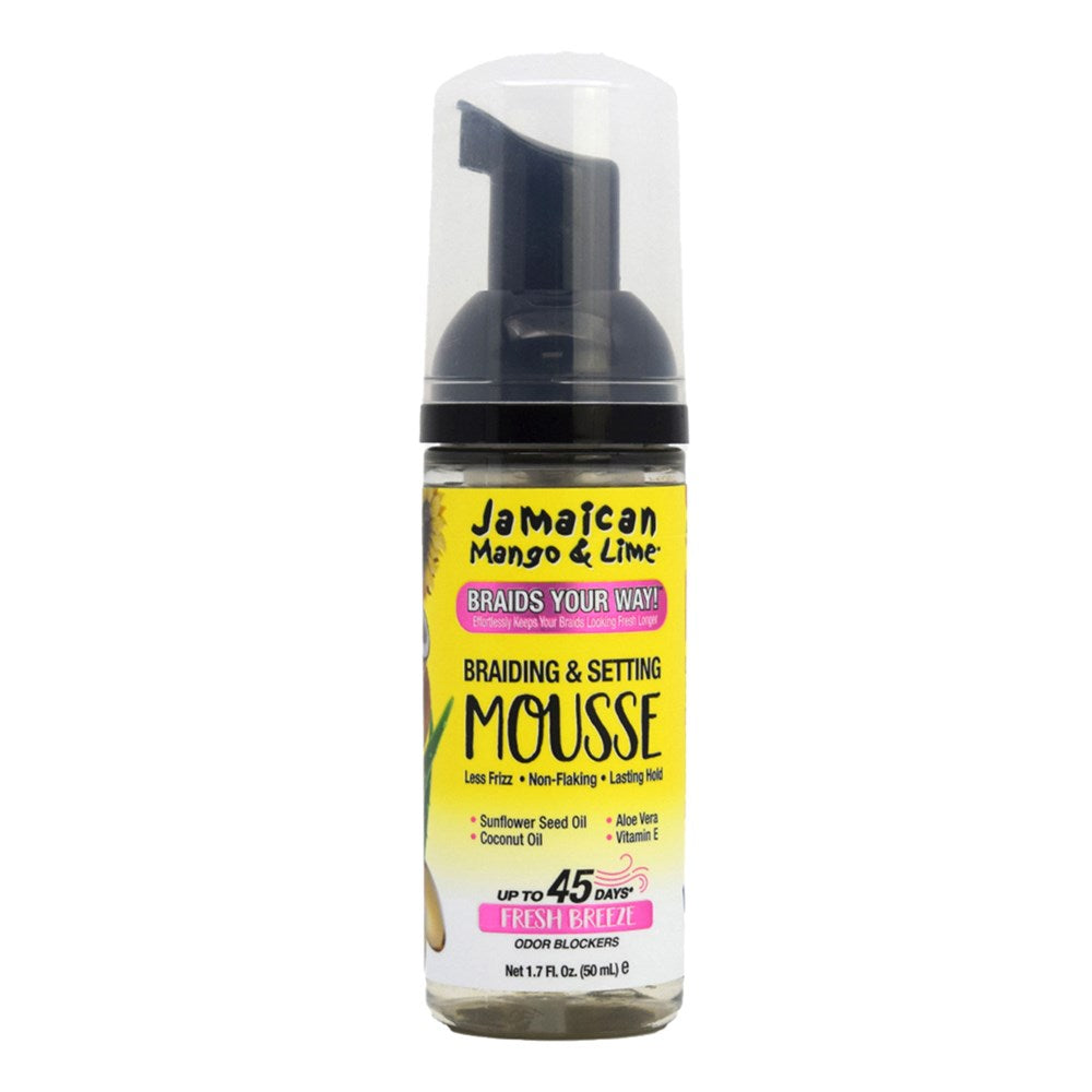 JAMAICAN MANGO & LIME Braids Your Way Shine & Molds Mousse - Aone Beauty Supply Online Store