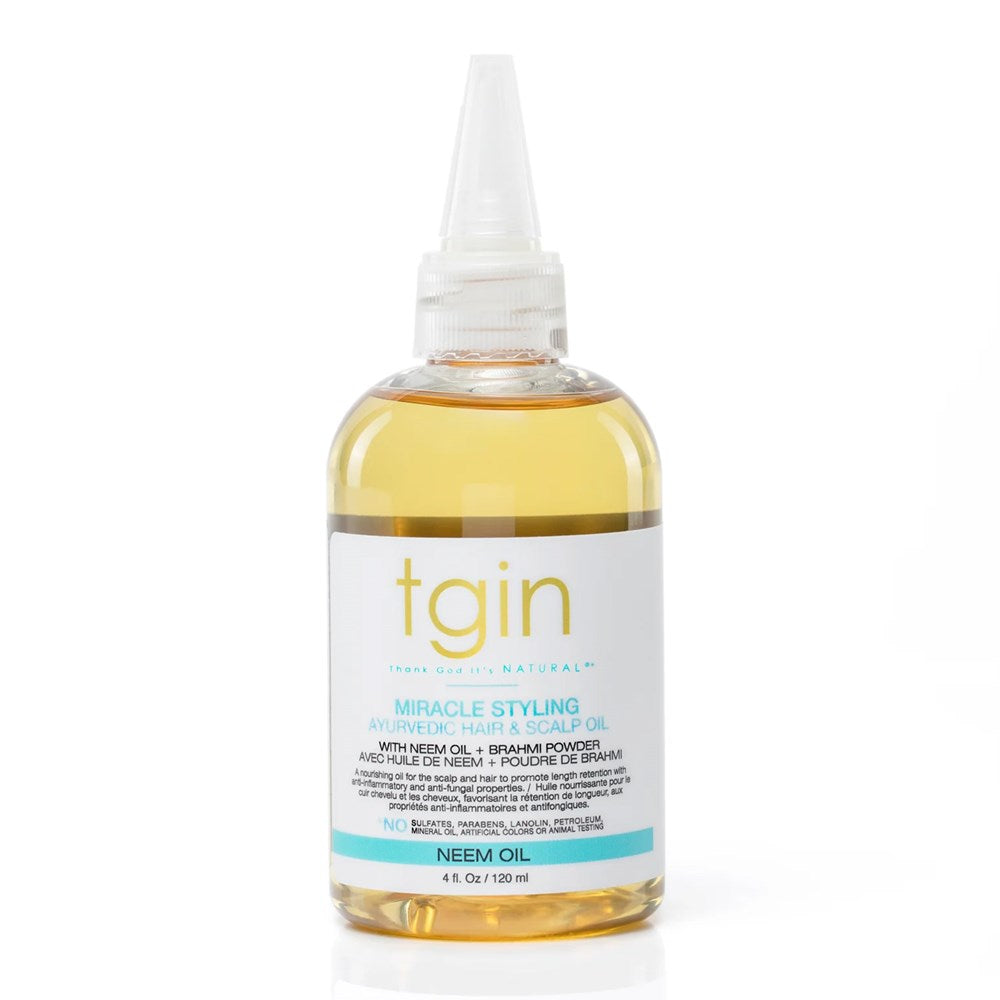 TGIN Miracle Styling Ayurvedic Hair & Scalp Oil (4oz)