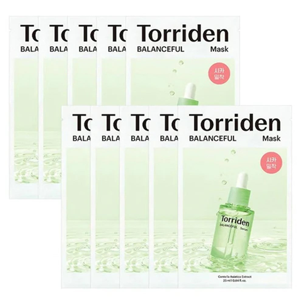 TORRIDEN Balanceful Cica Mask (27ml X 10ea)