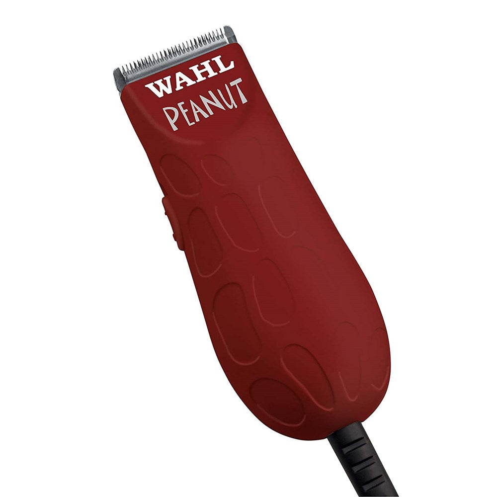 Red Wahl Peanut hair clipper on a white background