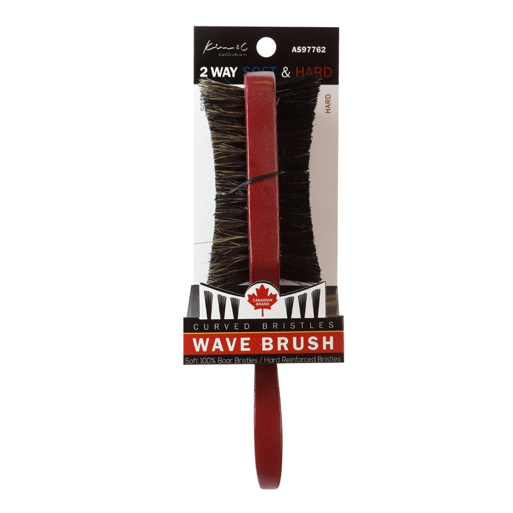 KIM & C Curved Brush Premium Boar Brush - Aone Beauty Supply Online Store