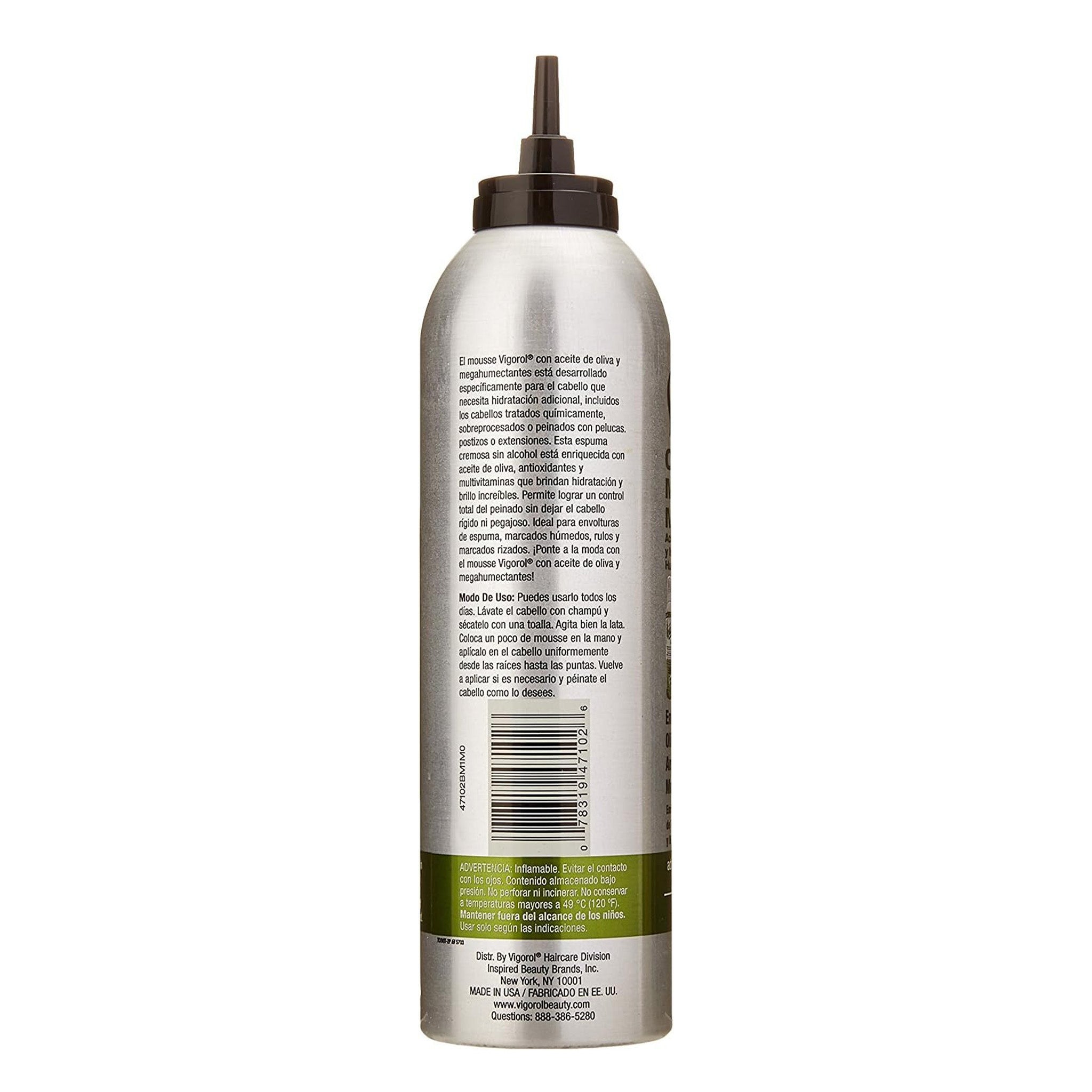 VIGOROL Olive Oil Mega Moisture Mousse (12oz)