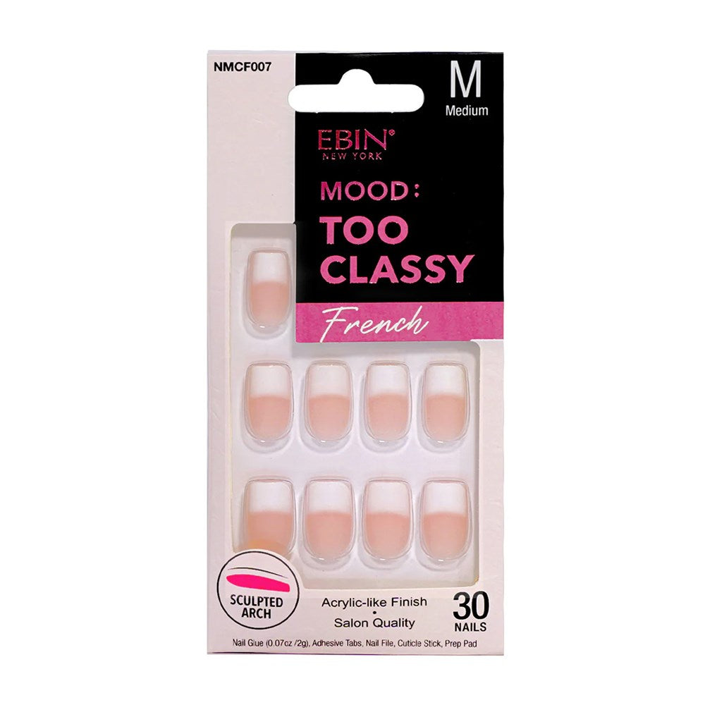 EBIN Mood Too Classy French Nail Tips