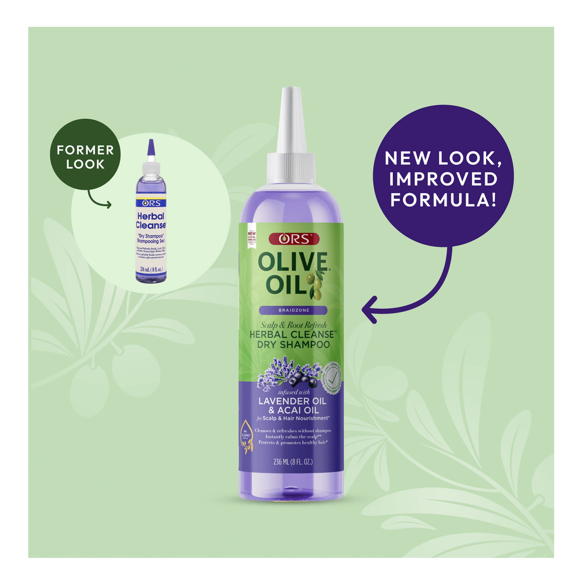 ORS Olive Oil Braidzone Herbal Cleanse Dry Shampoo (8oz)