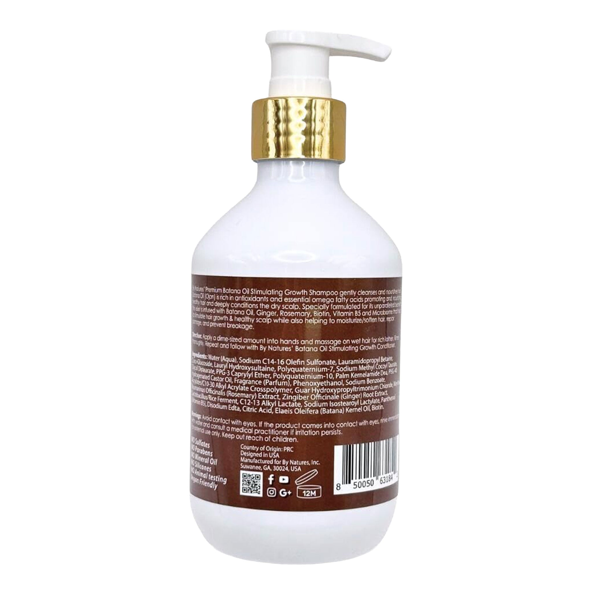 BY NATURES Batana Oil Stimulating Shampoo (12oz)