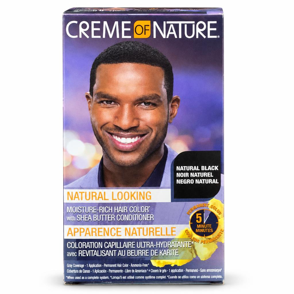 CREME OF NATURE Moisture Rich Liquid Hair Color for Men