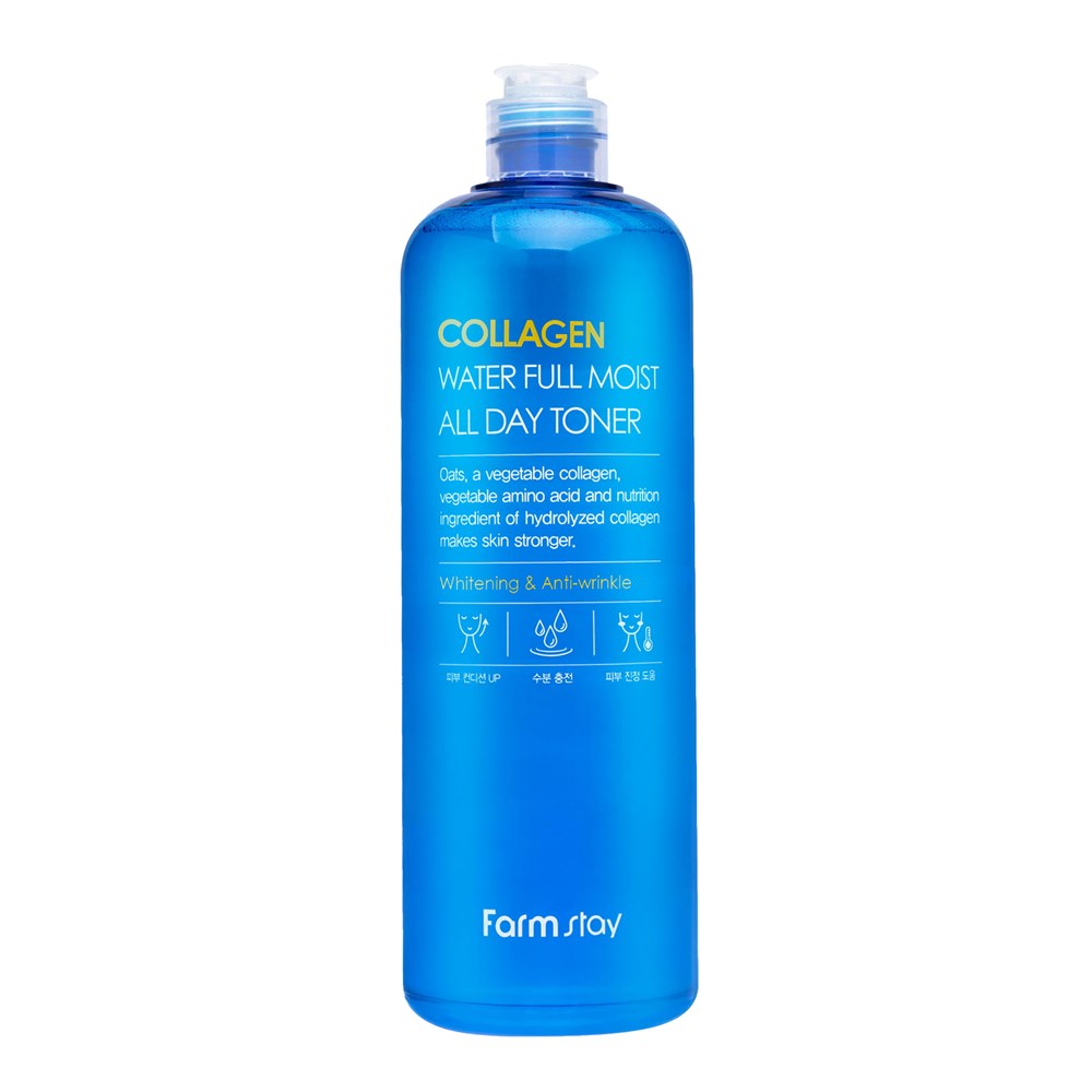 FARMSTAY Collagen Water Full Moist All Day Toner (500ml)