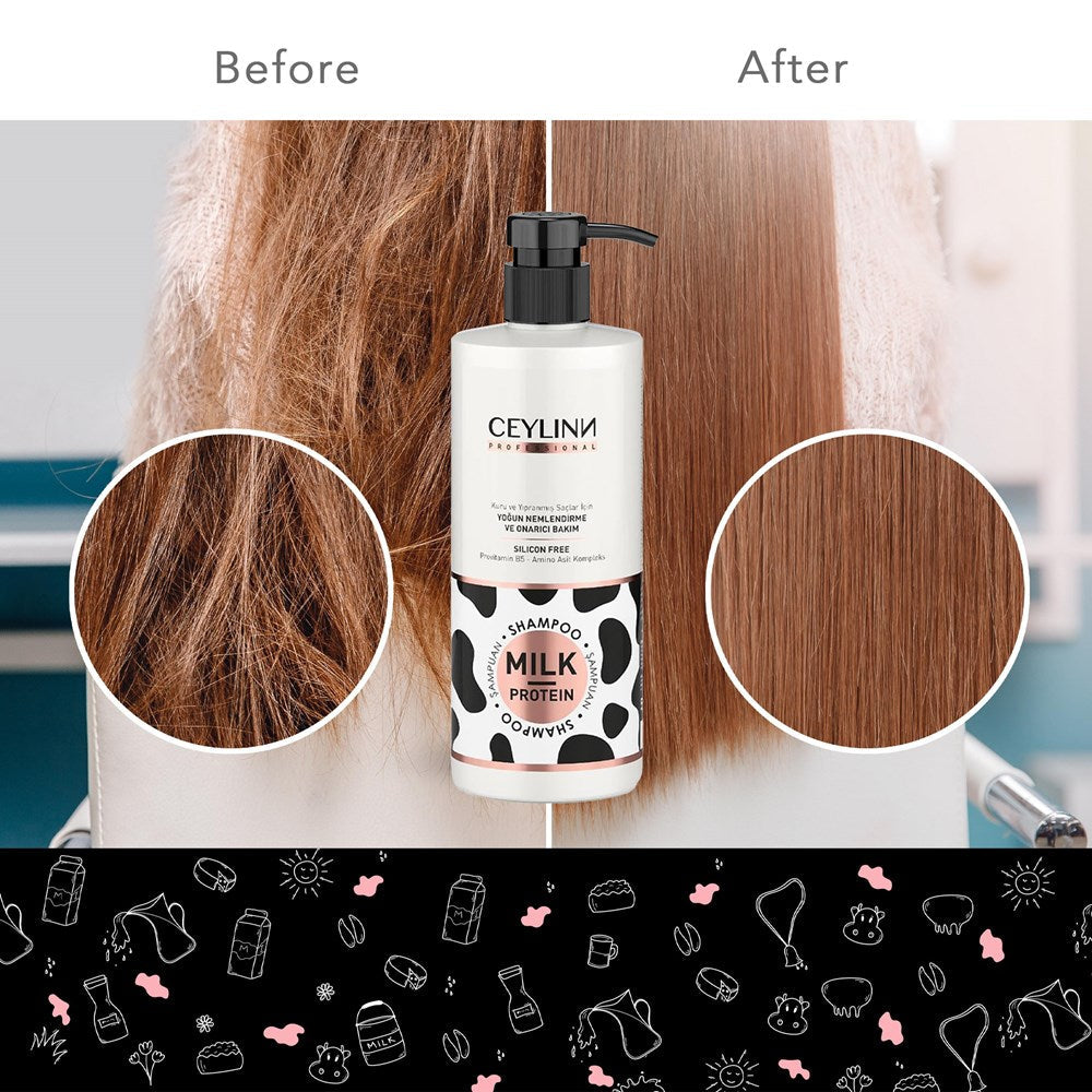 CEYLINN Milk Protein Shampoo (500ml)