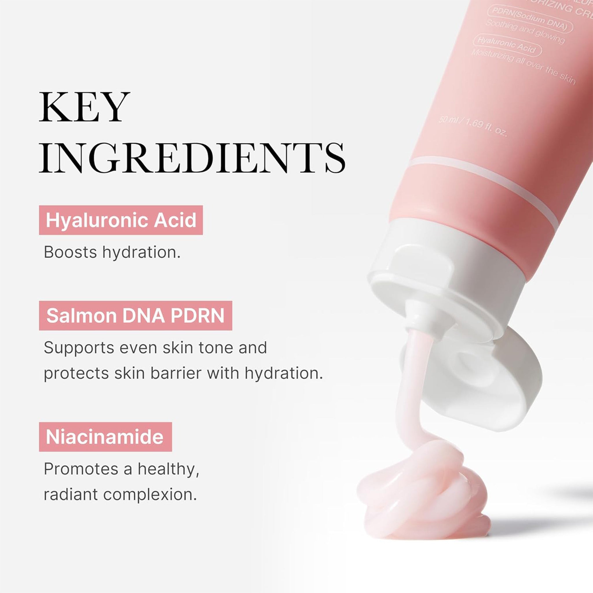 MEDICUBE PDRN PINK HYALURONIC MOISTURIZING CREAM 50ml