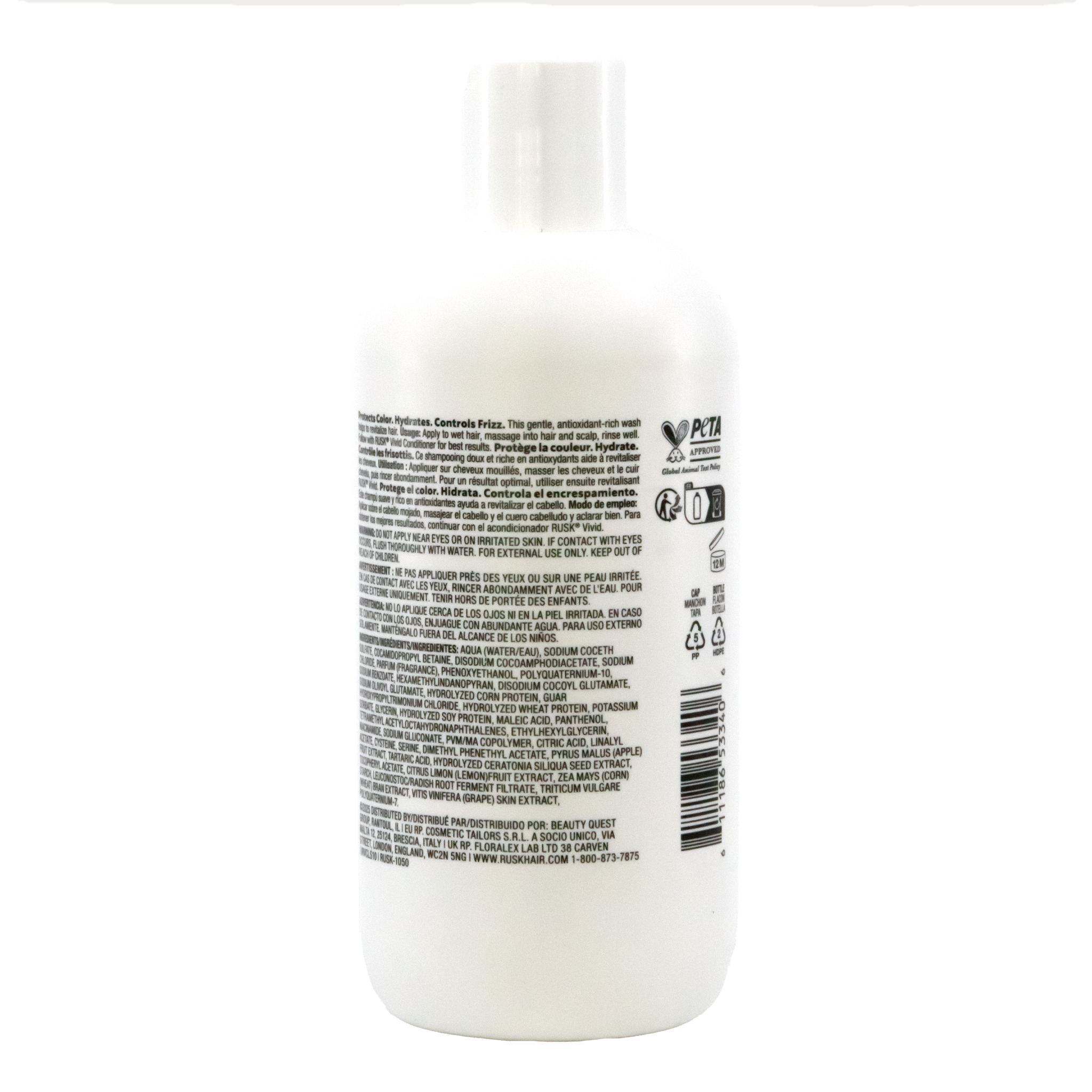 RUSK Vivid Color Locking Shampoo (10 oz)