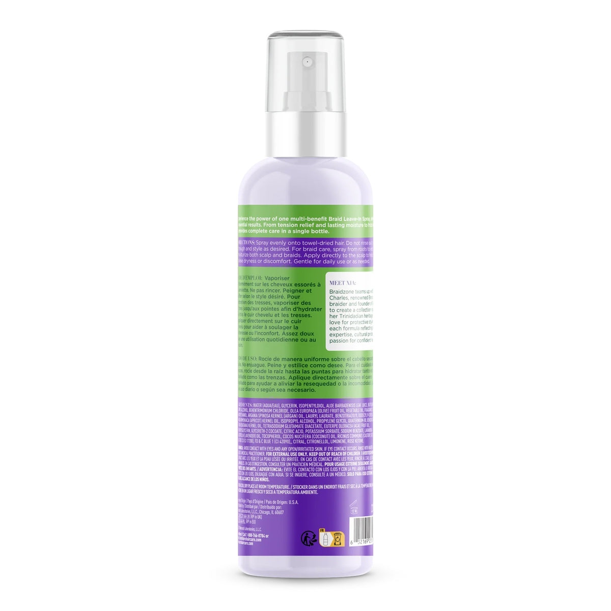 ORS Olive Oil Braidzone 7 In 1 Braid Leave In Spray (8oz)