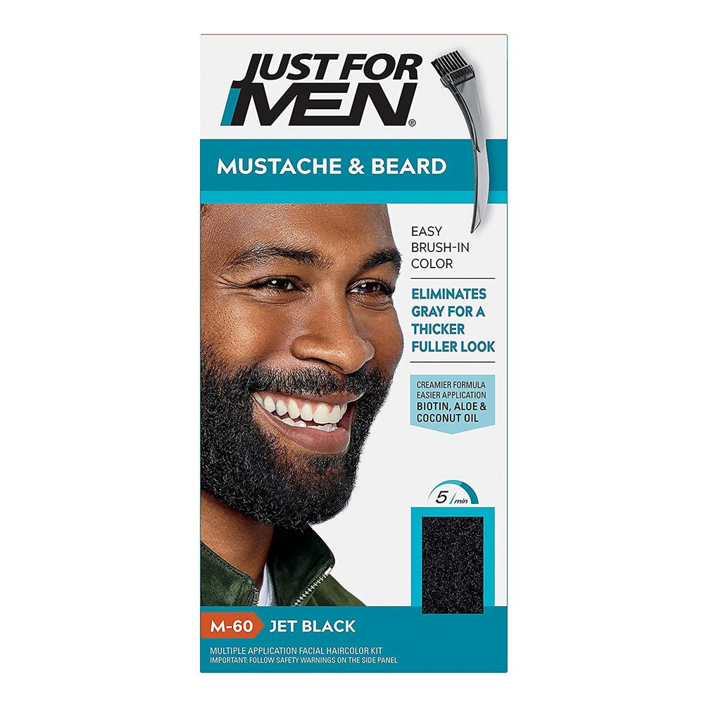 JUST FOR MEN Mustache & Beard Brush-In Color