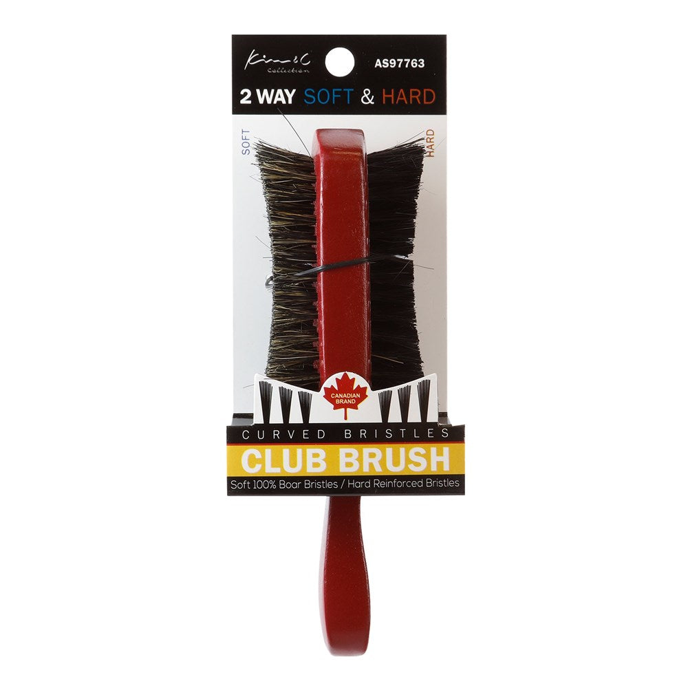 KIM & C Curved Brush Premium Boar Brush - Aone Beauty Supply Online Store
