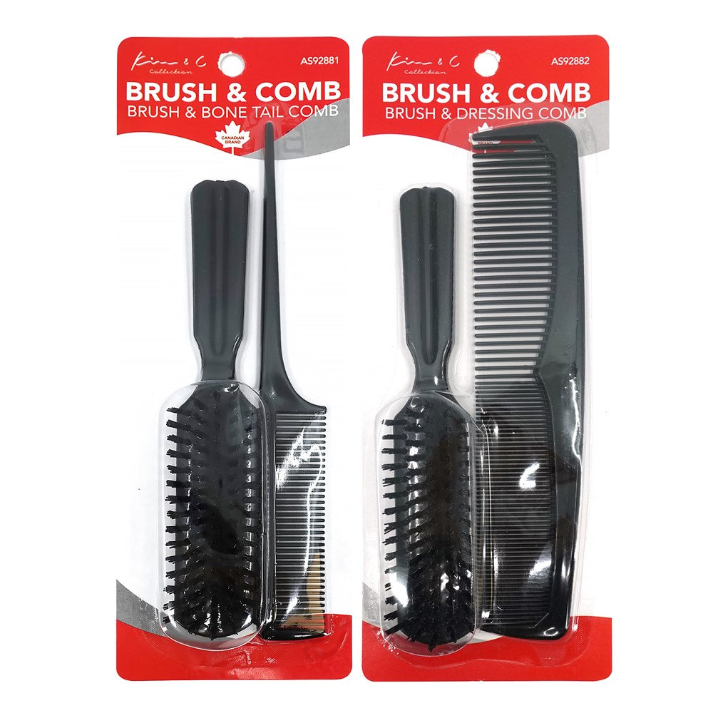 KIM & C Brush & Comb Combo - Aone Beauty Supply Online Store