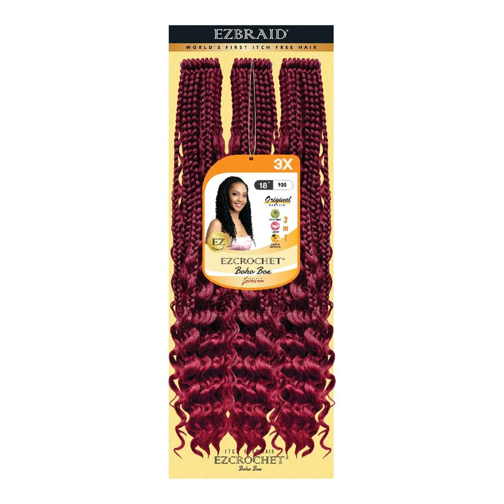 EZBRAID Ezcrochet 3X Boho Box Braid (18inch)