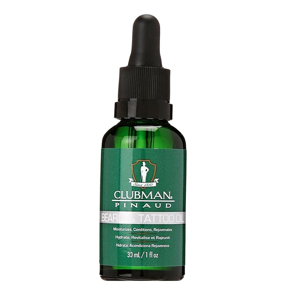 CLUBMAN Pinaud Beard & Tattoo Oil (1oz)