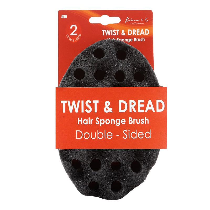 KIM & C Twist&Dread Sponge Brush [Double Sided]