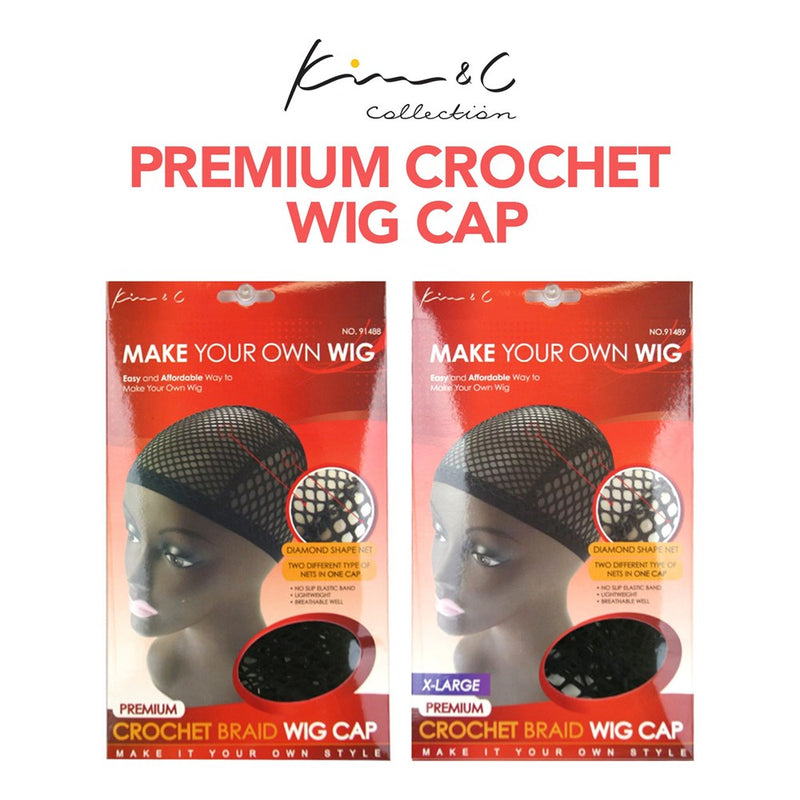 KIM & C Premium Crochet Wig Cap