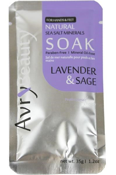 AVRY BEAUTY Hand & Foot Sea Salt Soak [Lavender & Sage] (Discontinued)