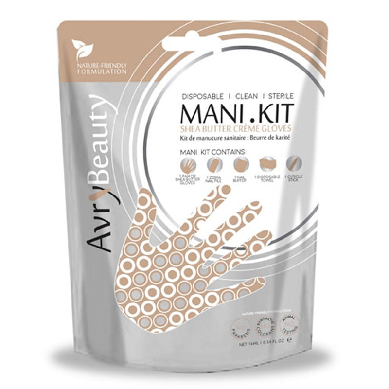 AVRY BEAUTY All-In-One MANI Kit with Shea Butter Gloves -Discontinued