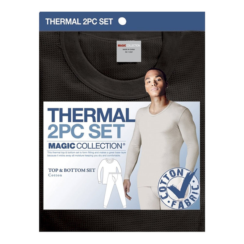 Magic Collection Men's Thermal Top & Bottom 2 pc Set