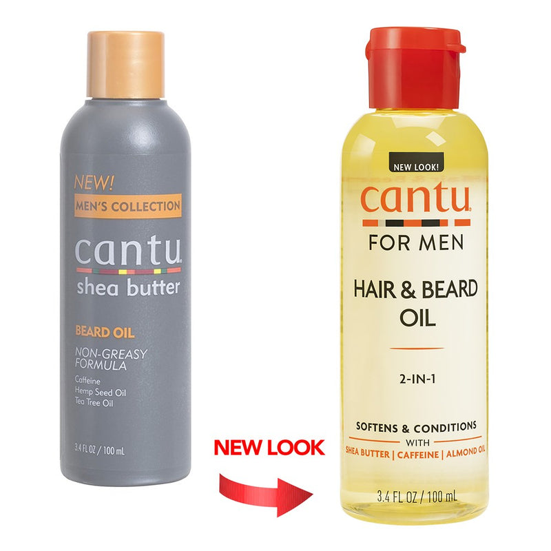 CANTU Mens Hair & Beard Oil 2 In 1 (3.4oz)
