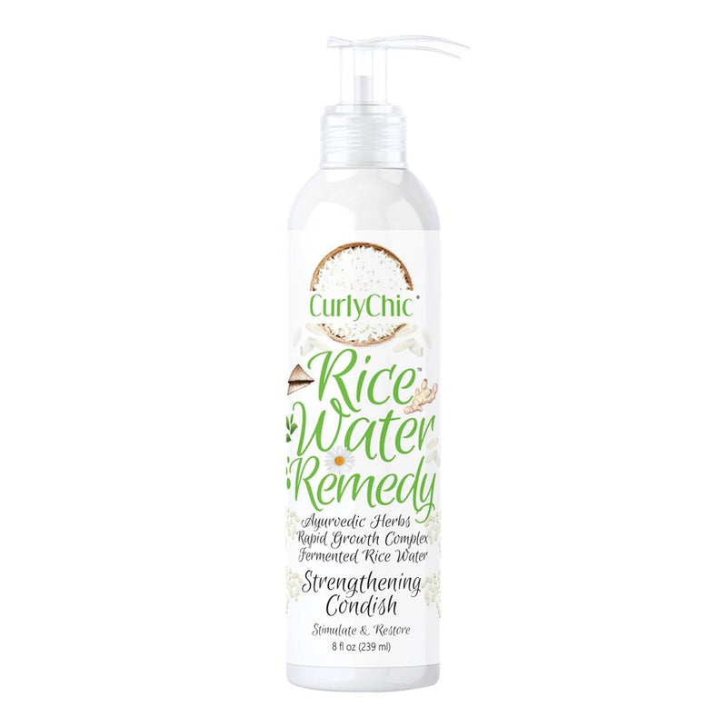 CURLY CHIC Rice Water Remedy Strengthening Conditioner (8oz)