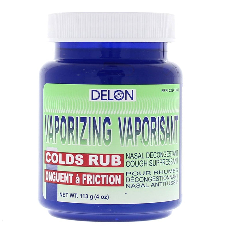 DELON Vaporizing Colds Rub (4oz)