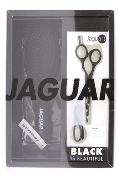 JAGUAR White Line Scissors 5-1/2" & Brush Prepack Set-Discontinued