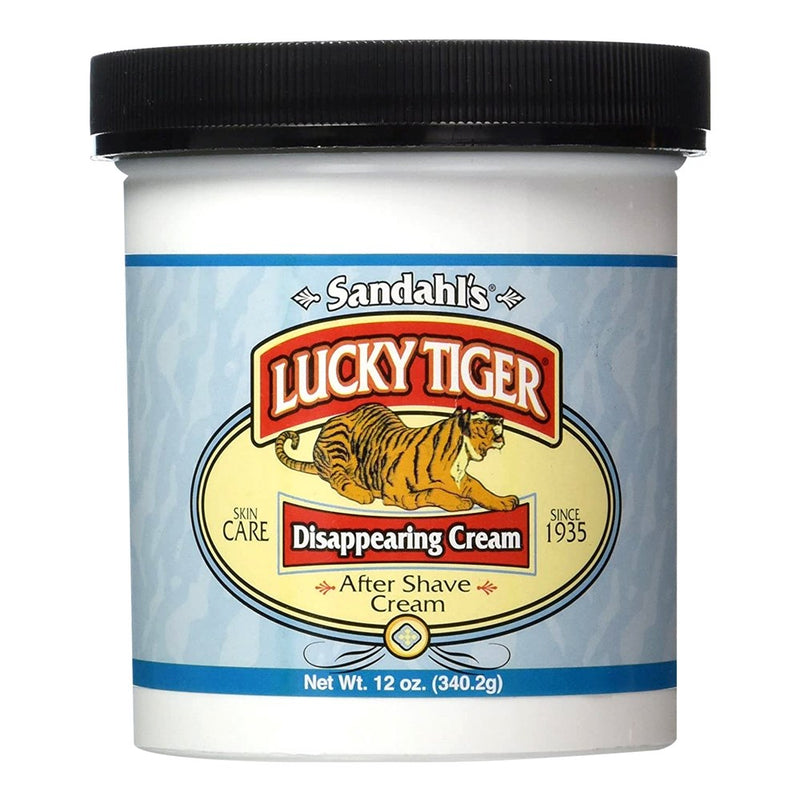 LUCKY TIGER Disappearing Cream After Shave Cream (12oz) Discontinued