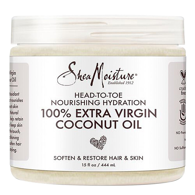 SHEA MOISTURE 100% Virgin Coconut Oil Head-To-Toe Nourishing Hydration (15oz)