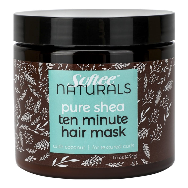 SOFTEE Natural Pure Shea Ten Minute Hair Mask (16oz) (Discontinued)
