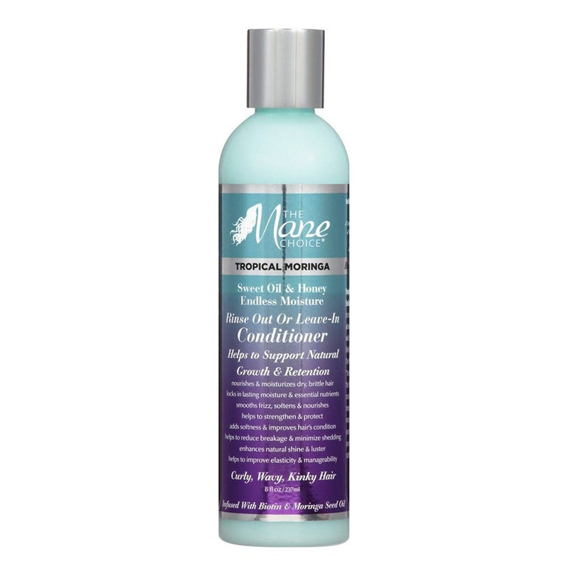THE MANE CHOICE Tropical Moringa Sweet Oil & Honey Endless Moisture Leave In Conditioner(8oz)
